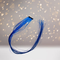 Turquoise Hologram Hair Tinsel Extension