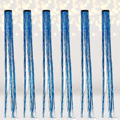Turquoise Hologram Hair Tinsel Extension