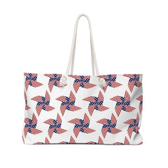 Weekender Tote Bag / Red White Blue