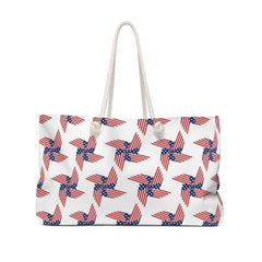 Weekender Tote Bag / Red White Blue