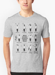 What cricket Umpire really means Gray T-shirt