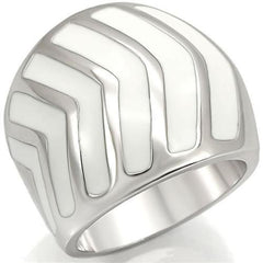 0W310 Rhodium Brass Ring