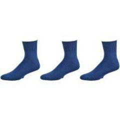 Men's Extra Wide Calf Cotton Ankle Cushioned 3 Pair Pack Socks for Men