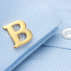 Golden Alphabets Cufflinks