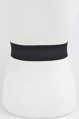 Crystal Buckle Elastic Belt