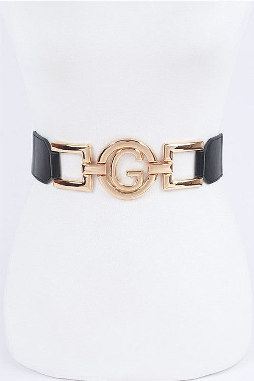 Plus Size G Logo Elastic Belt