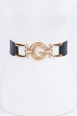 Plus Size G Logo Elastic Belt