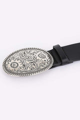 Engraved Western Buckle Fashion Belt