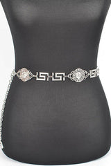 Medallion Iconic Fashion Chain Belt