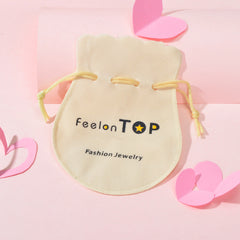 Feelontop Velvet Jewellery Pouch Drawstring Gift Bag Party Packing