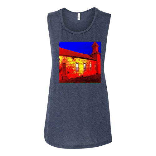 Abandoned Church Women's Flowy Muscle Tank Top