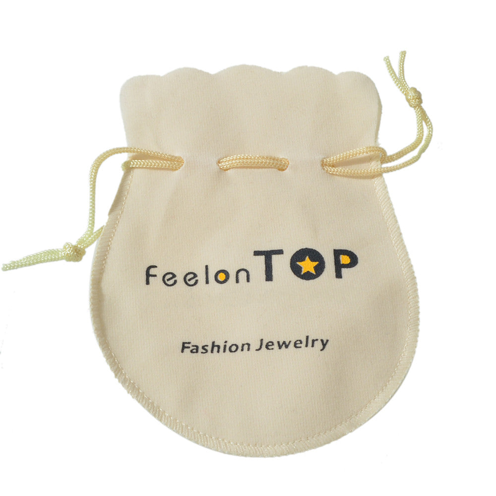Feelontop Velvet Jewellery Pouch Drawstring Gift Bag Party Packing