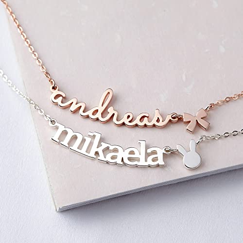 Little Girls Necklace, Toddler Name Necklace, Tween Girls Gift