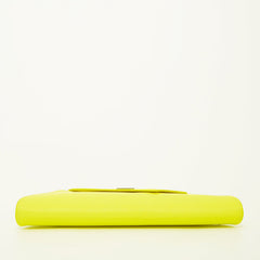 Yellow Purse Leather Clutch Bag Unique Evening Purse Women's Handbag