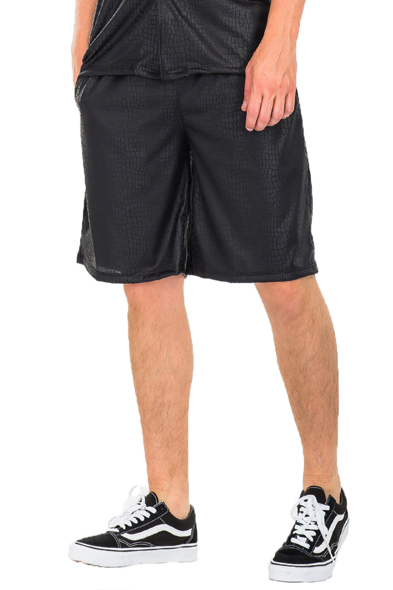 EMBOSSED LIGHTWEIGHT SNAKE SHORTS SP0415
