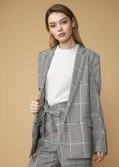 Women's Glen Plaid Blazer in Fall Glen