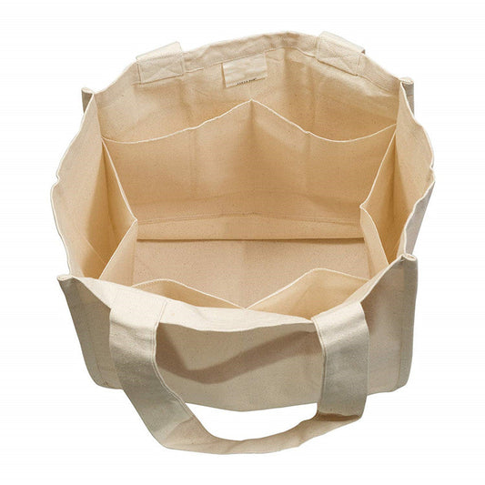 Reusable Tote Mesh Bag w/6 Internal Sleeves.