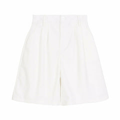 Loose Cut Cloth Bermuda Shorts
