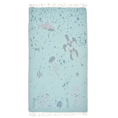 Exclusive Deep Bubbles Peshtemal Pure Cotton Beach Towel