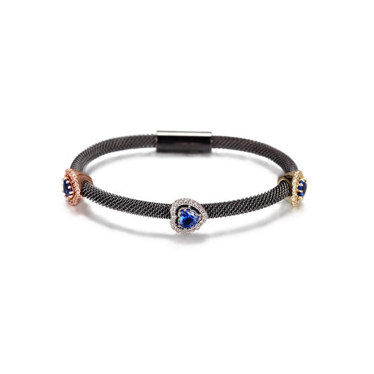 Heart Cable Station Bangle