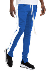 HOLIDAY TRACK PANTS- ROYAL/ WHITE