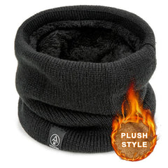 Unisex Thermal Knitted Neck Gaiter Winter Sport Scarf Windproof Face