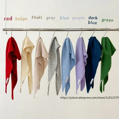 British Korean Triangle Scarf  Niche Wool  Triangular Scarf Women