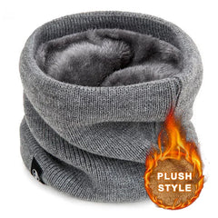 Unisex Thermal Knitted Neck Gaiter Winter Sport Scarf Windproof Face