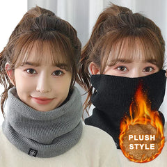 Unisex Thermal Knitted Neck Gaiter Winter Sport Scarf Windproof Face