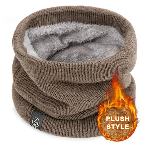 Unisex Thermal Knitted Neck Gaiter Winter Sport Scarf Windproof Face