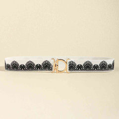Toggle Clasp Elastic Belt