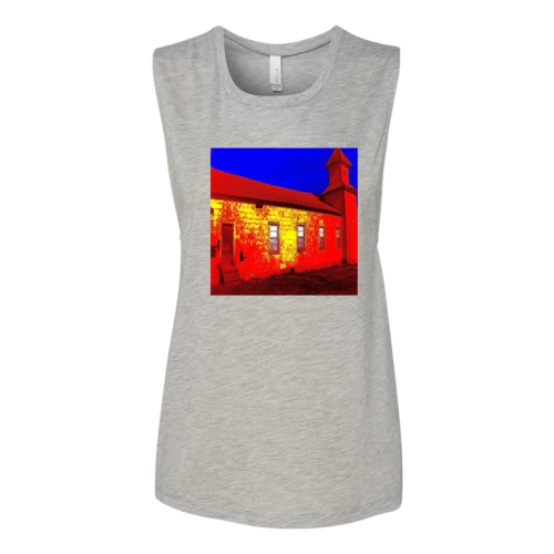 Abandoned Church Women's Flowy Muscle Tank
