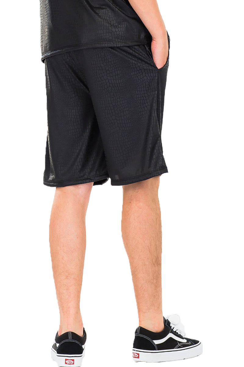 EMBOSSED LIGHTWEIGHT SNAKE SHORTS SP0415