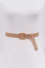 The Relle Gold Bling Belt OS
