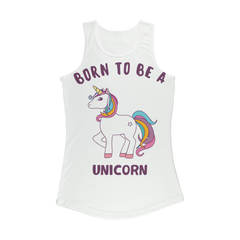 Born to be a unicorn Women Performance Tank Top