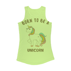 Born to be a unicorn Women Performance Tank Top