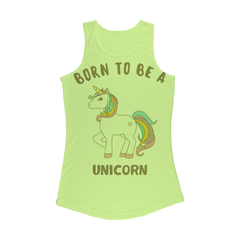 Born to be a unicorn Women Performance Tank Top