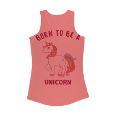 Born to be a unicorn Women Performance Tank Top