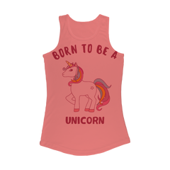 Born to be a unicorn Women Performance Tank Top