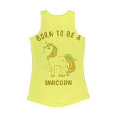 Born to be a unicorn Women Performance Tank Top