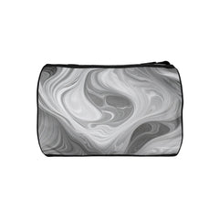 Crossbody Water-resistant Travel Bag - Boho Marble Pattern White