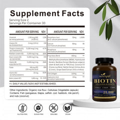 Biotin  Collagen  Hyaluronic Acid  Keratin - Support Normal Hair