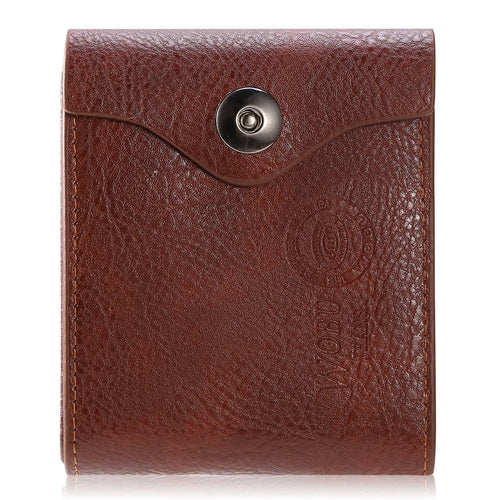 1Pc Men  Wallet PU Leather Purse Slim Card Holder Cases With 2 ID