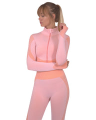 Trois Seamless Sports Jacket - Pink