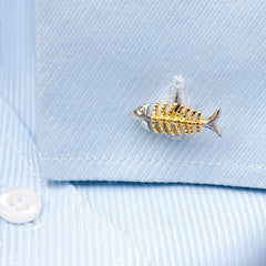 Fish Bone Cufflinks