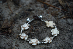 Sea Turtle Turquoise Boho Bracelet