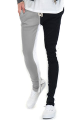 SLICE TRACK PANTS TWO TONE COLOR BLOCK JOGGERS P159