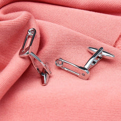 Safety Pin Cufflinks
