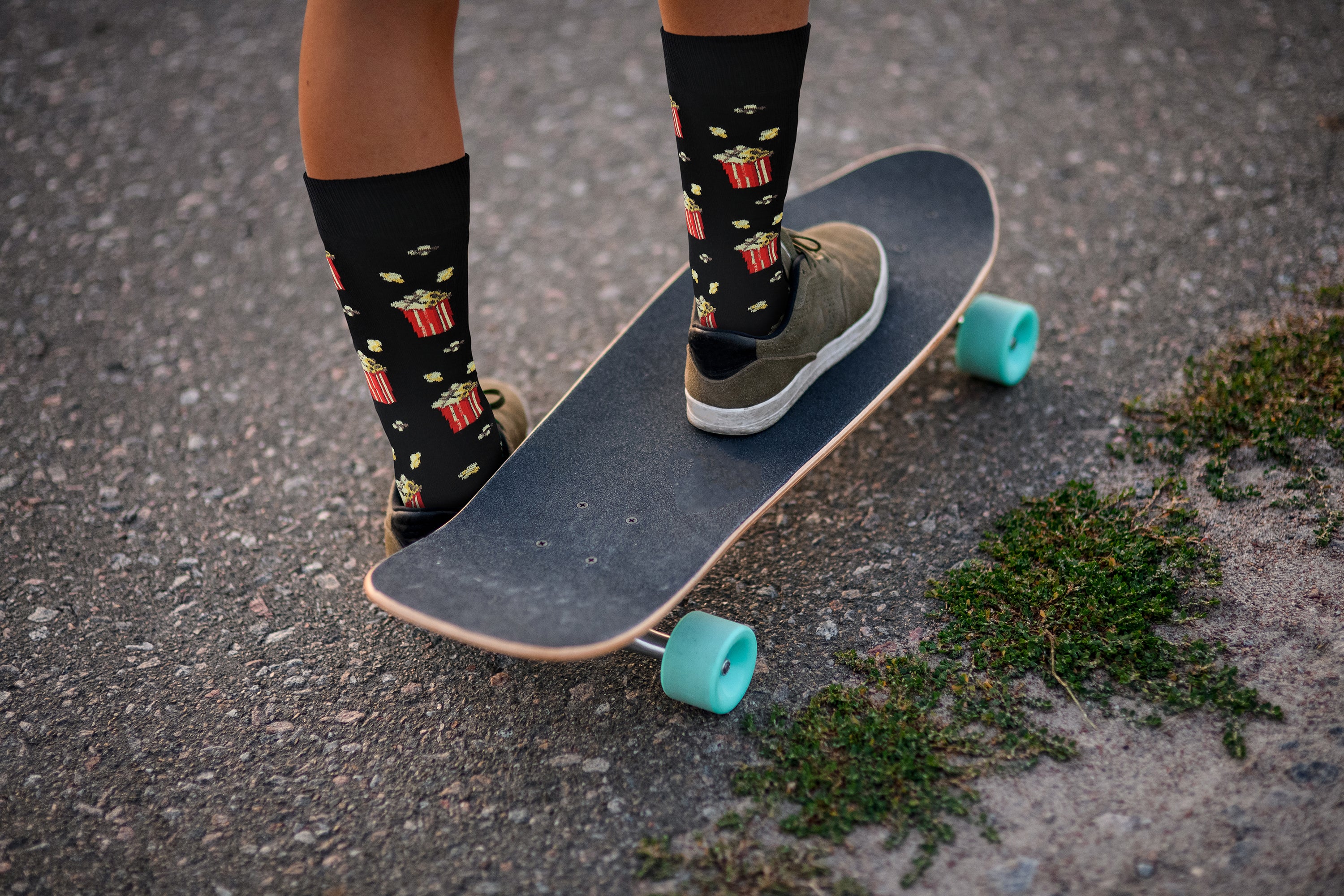 Sick Socks – Popcorn – Favorite Foods Casual Dress Socks