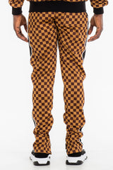 TP0512 Checkered Side Stripe Track Pants